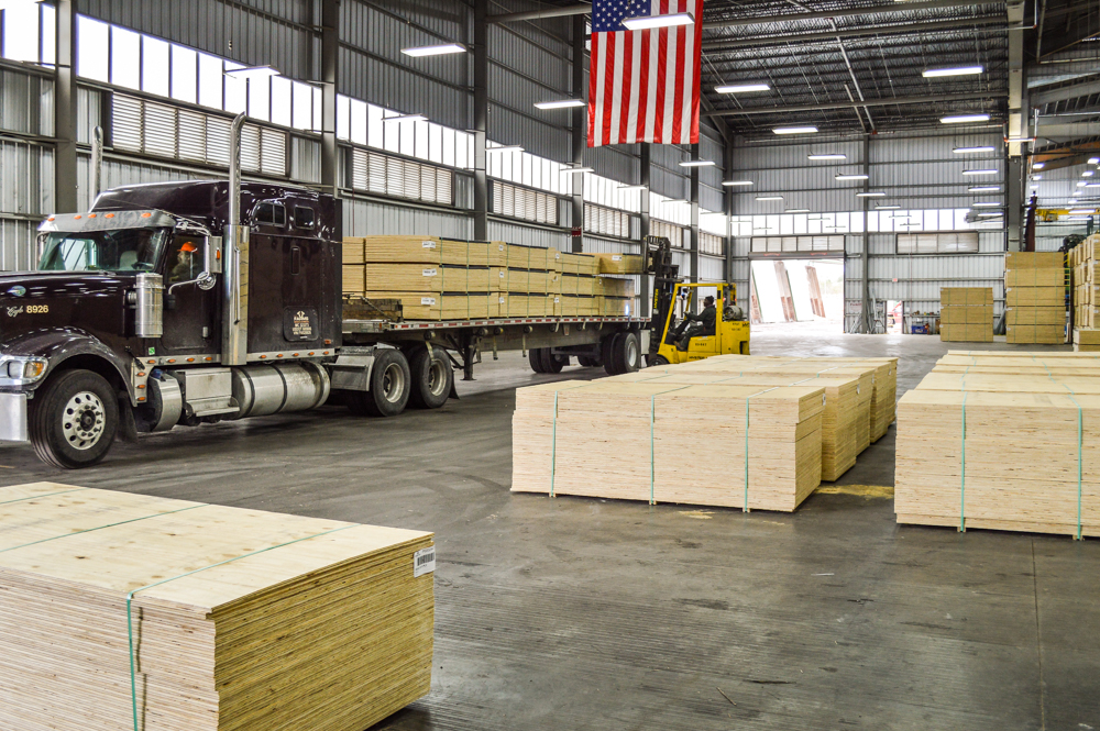 Our interior truckloading area provides a safe loading environment for